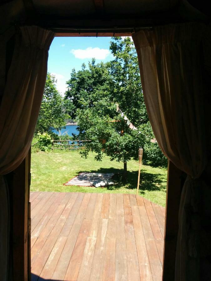 Star Gazing Luxury Yurt With River Views, Off Grid Eco Living Vale do Barco 외부 사진